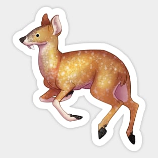 Cozy Water Deer Sticker